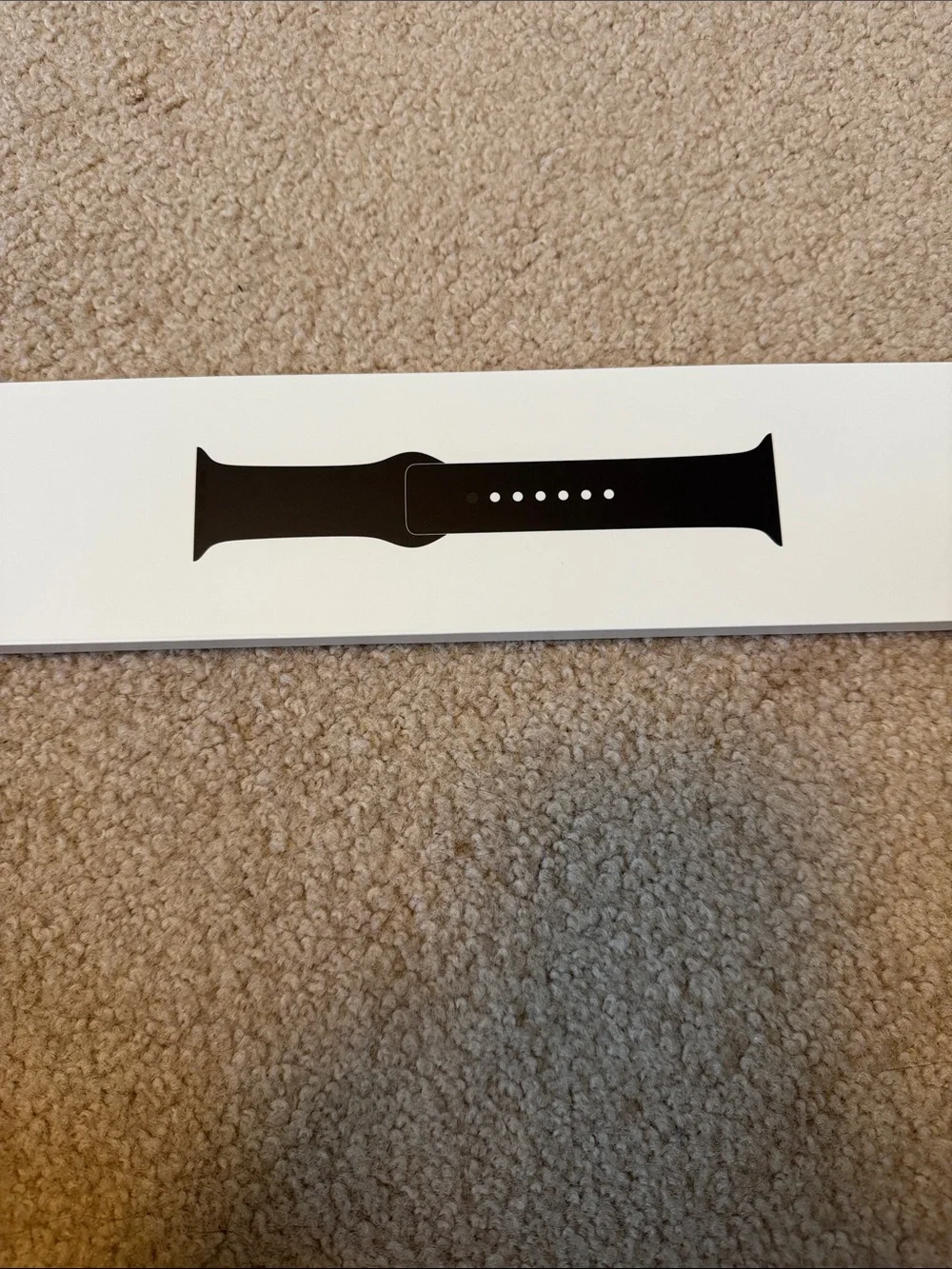Black Sport Band for Apple Watch - Classic Silicone Strap